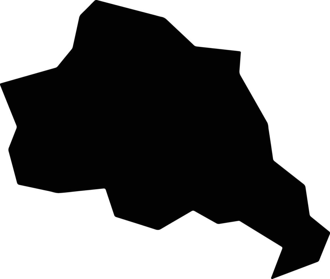 Morotsuka Japan silhouette map vector