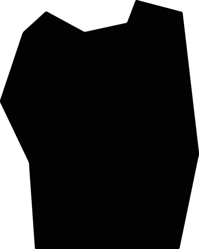 Morne Rouge Marc Saint Lucia silhouette map vector