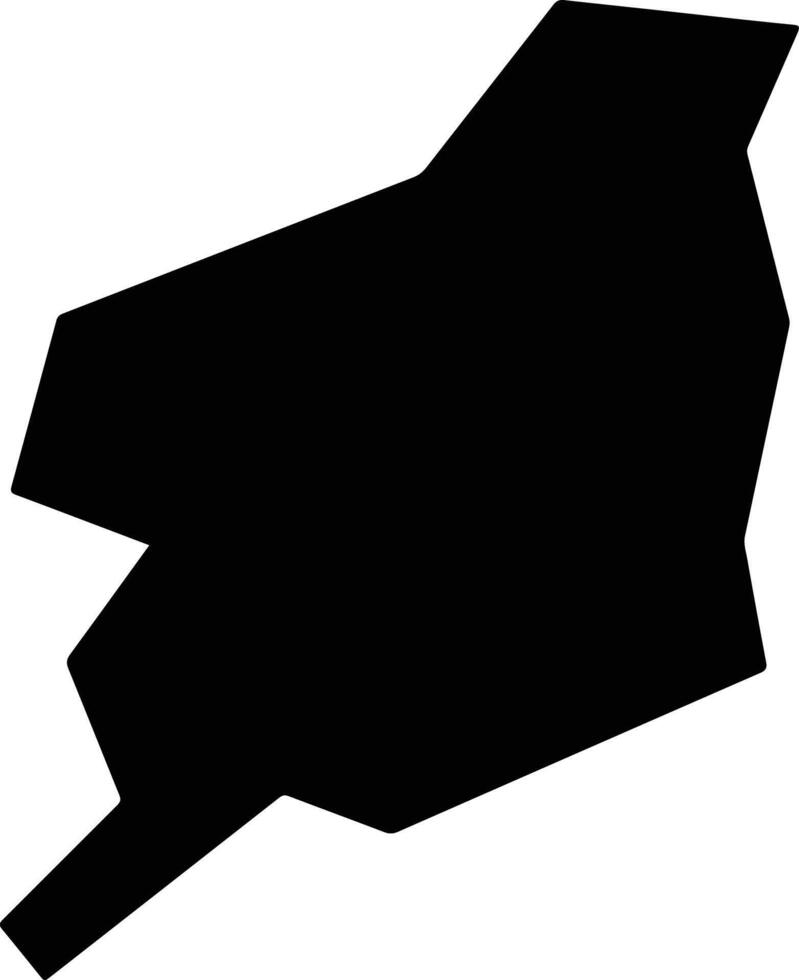 Morrinhos do Sul Brazil silhouette map vector