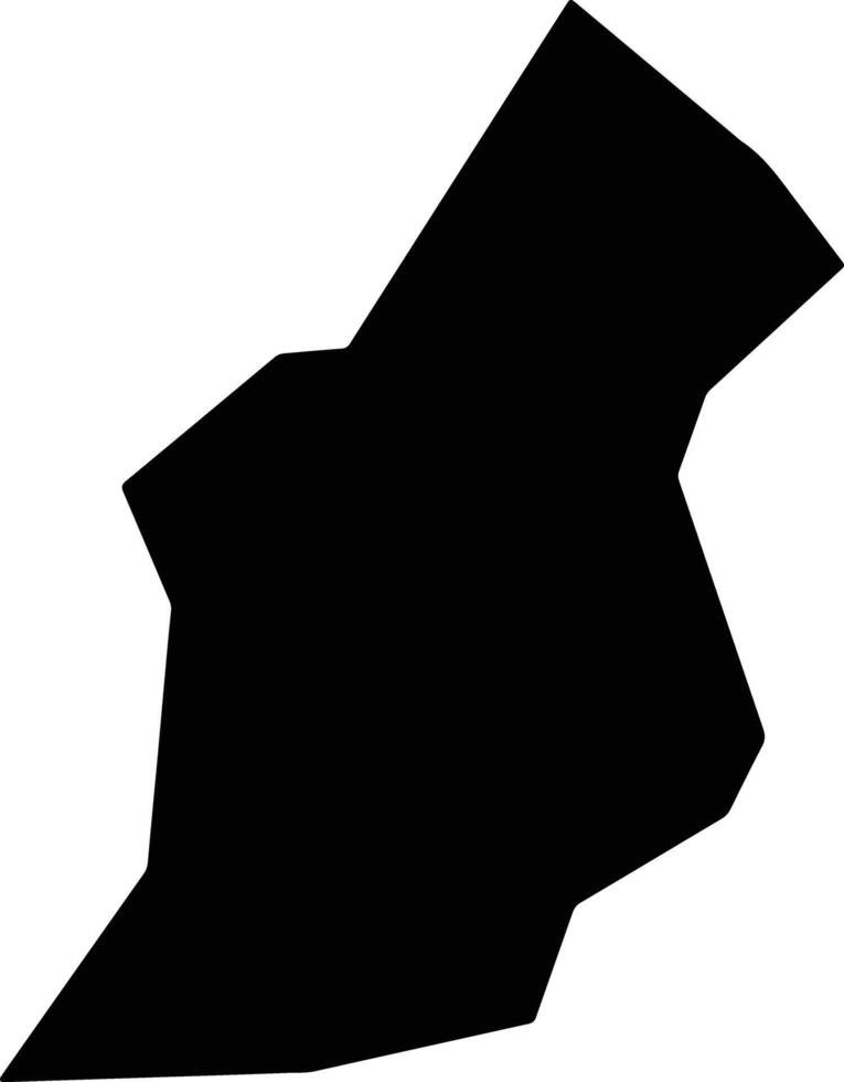 Morro Redondo Brazil silhouette map vector
