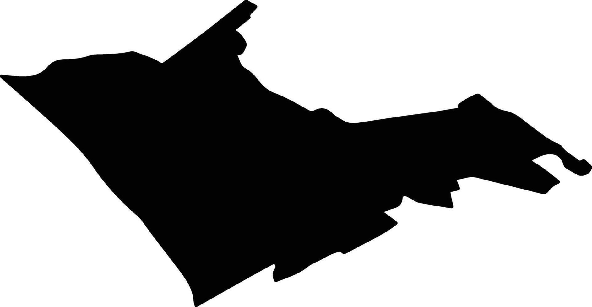MOSNA Romania silhouette map vector