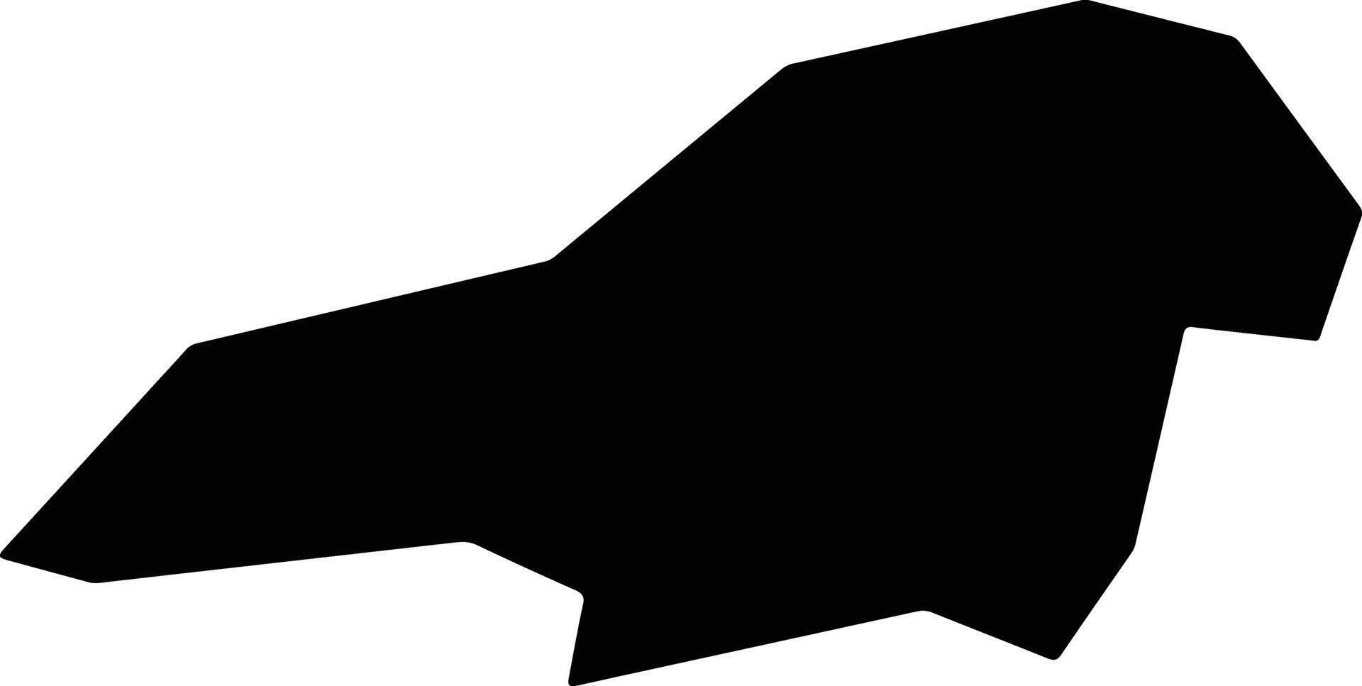 Motala Sweden silhouette map vector