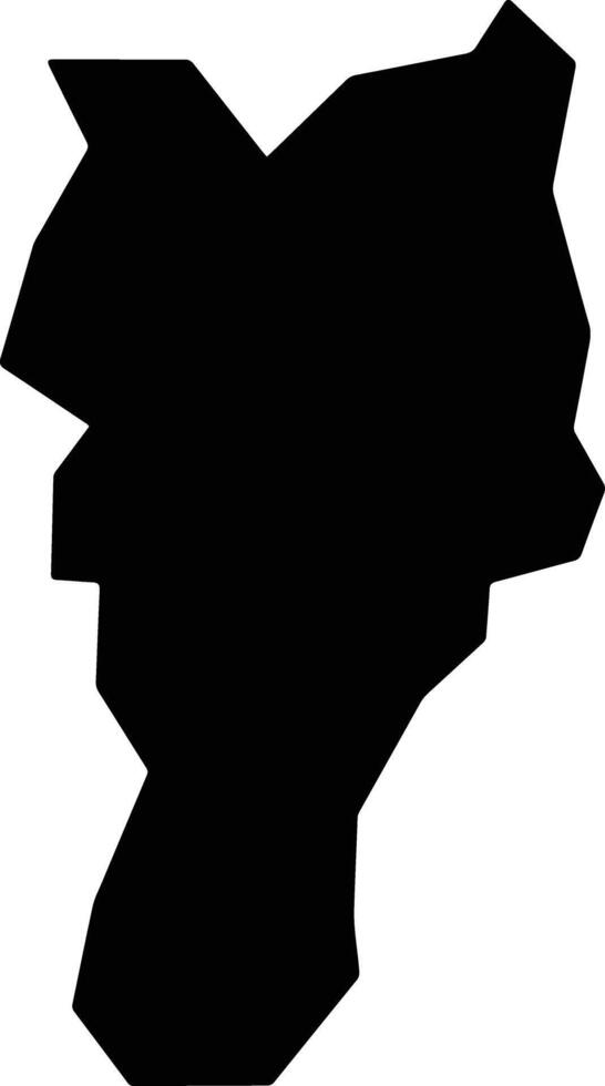 Motegi Japan silhouette map vector