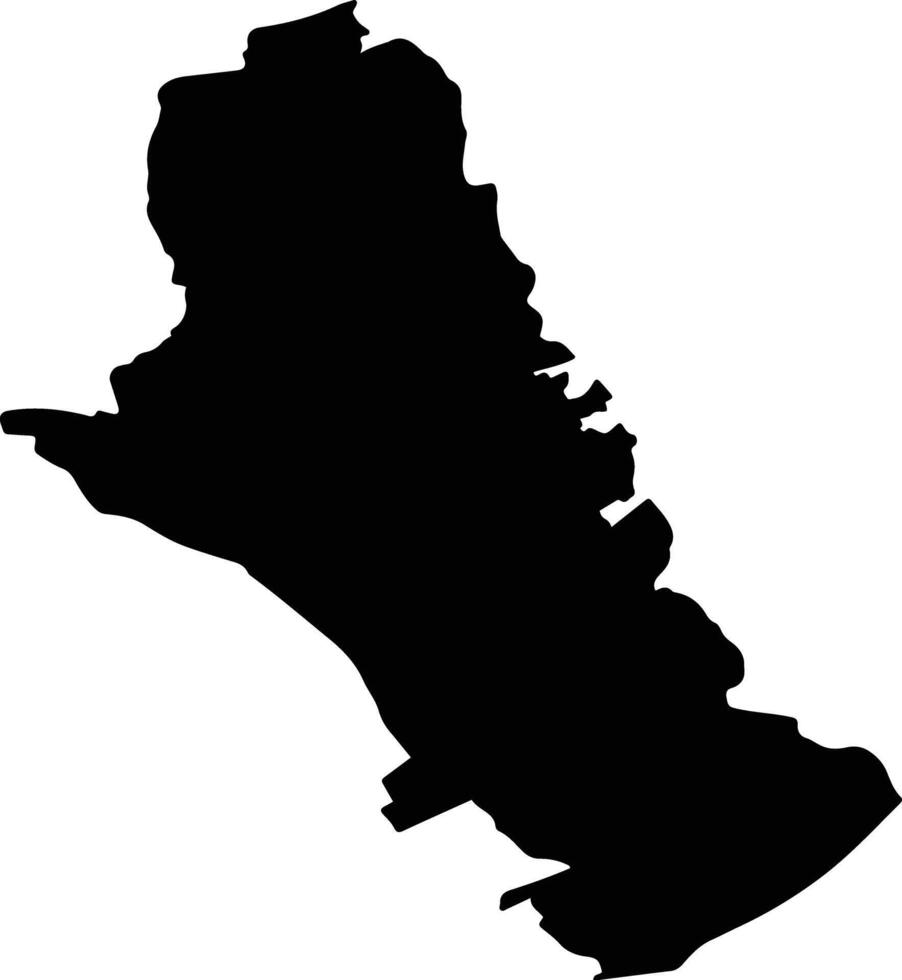 MURGASI Romania silhouette map vector