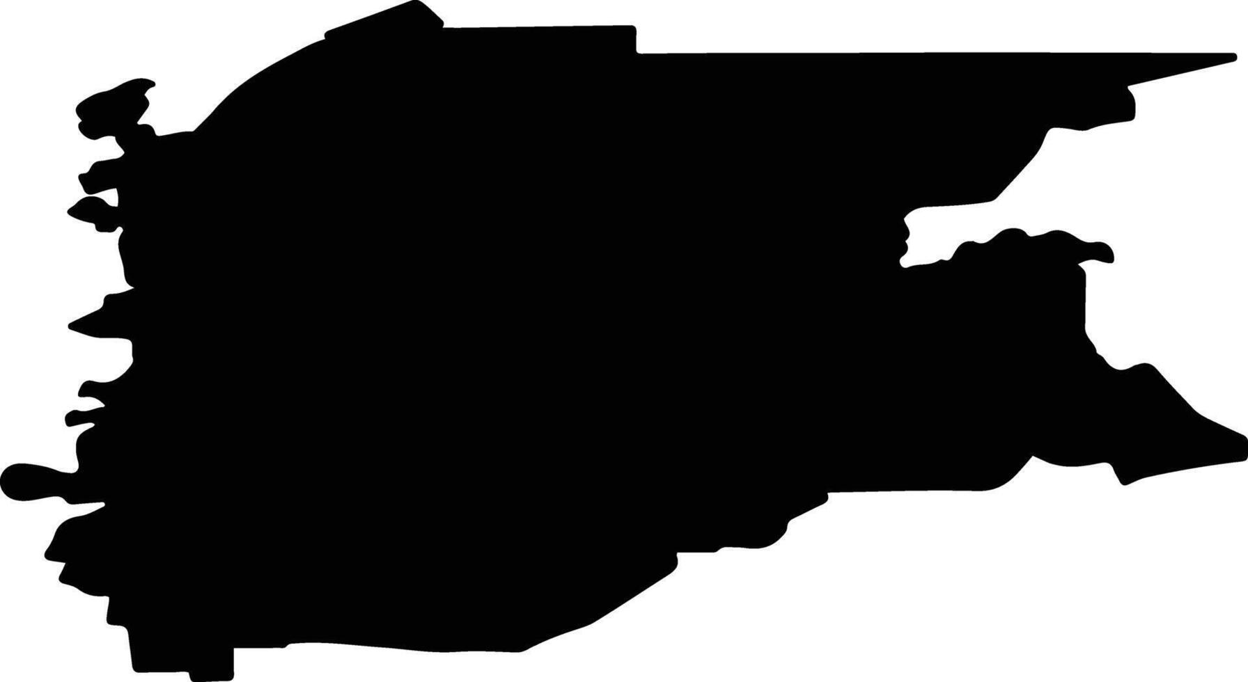 Muromtsevsky District Russia silhouette map vector