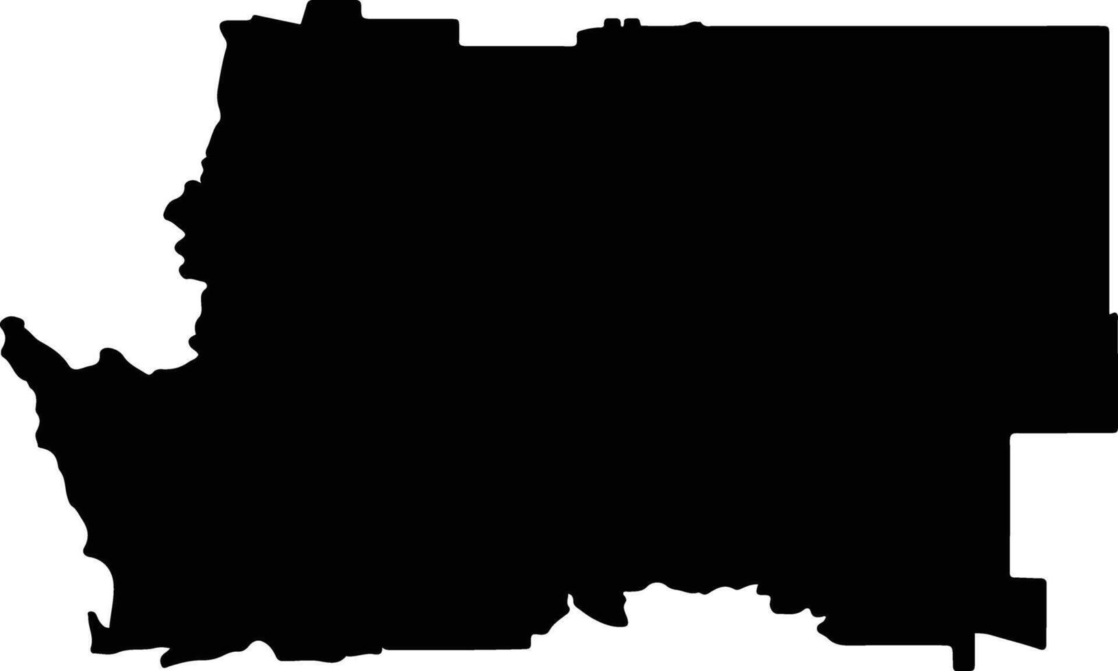 Murray Australia silhouette map vector