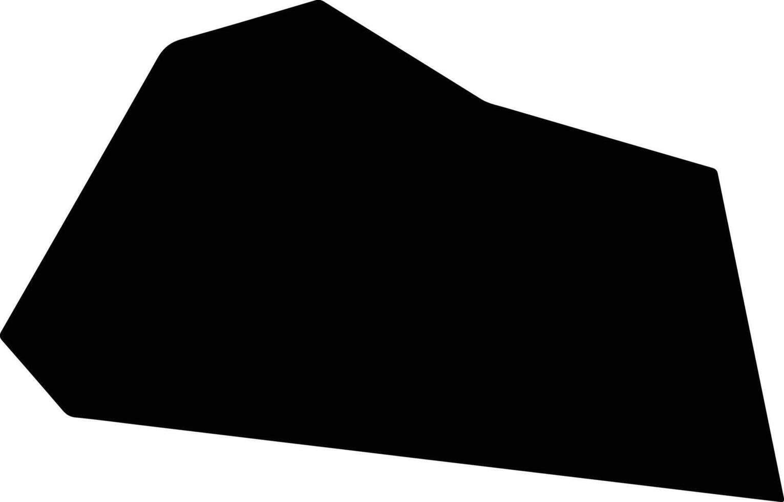 Musashimurayama Japan silhouette map vector