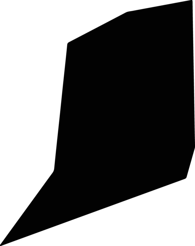 Mushin Nigeria silhouette map vector