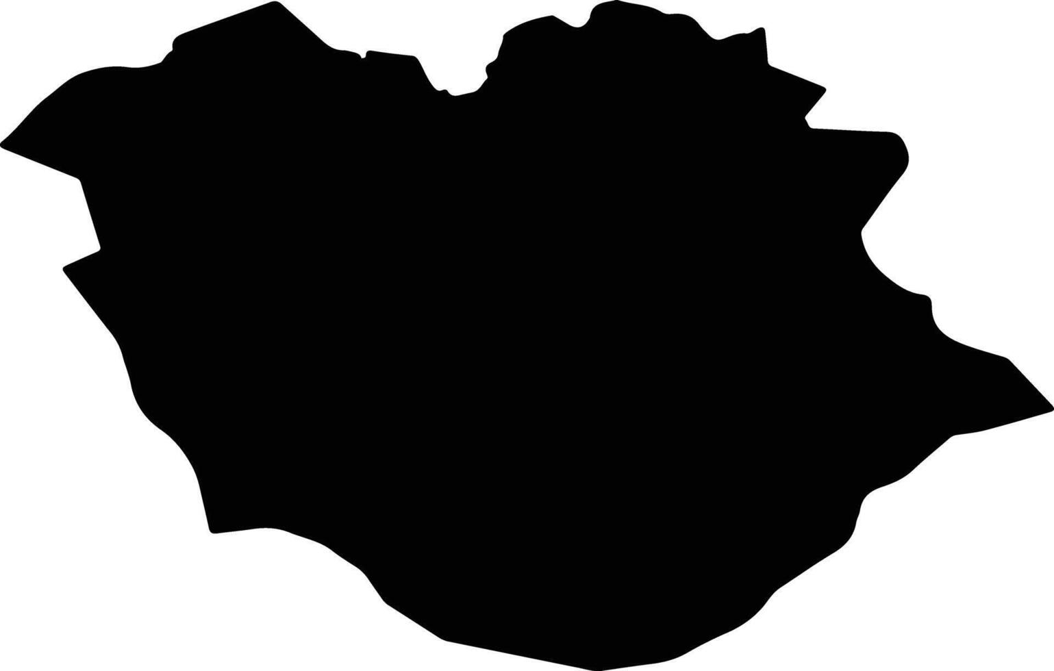 Muta Slovenia silhouette map vector
