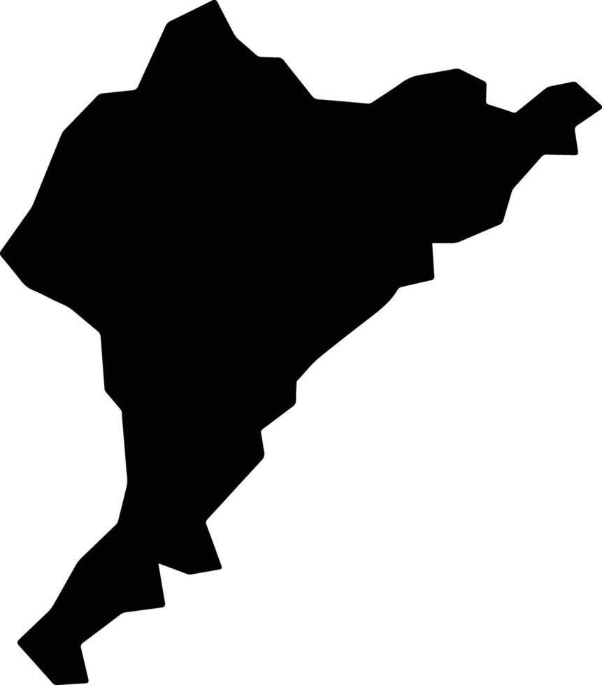 Mutumba Burundi silhouette map vector