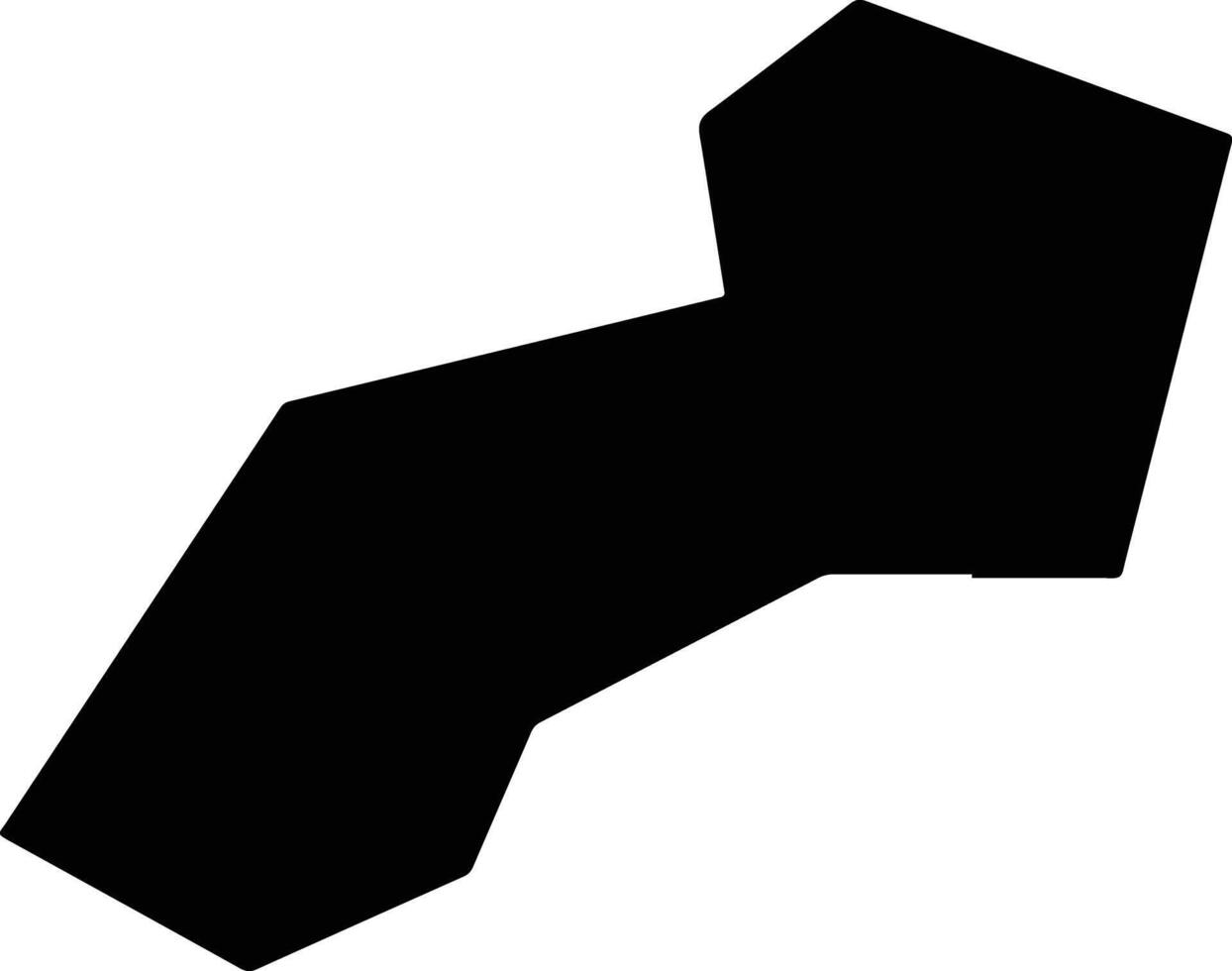 Mutsuzawa Japan silhouette map vector