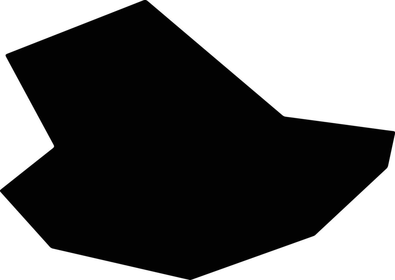 Myrhorod Ukraine silhouette map vector