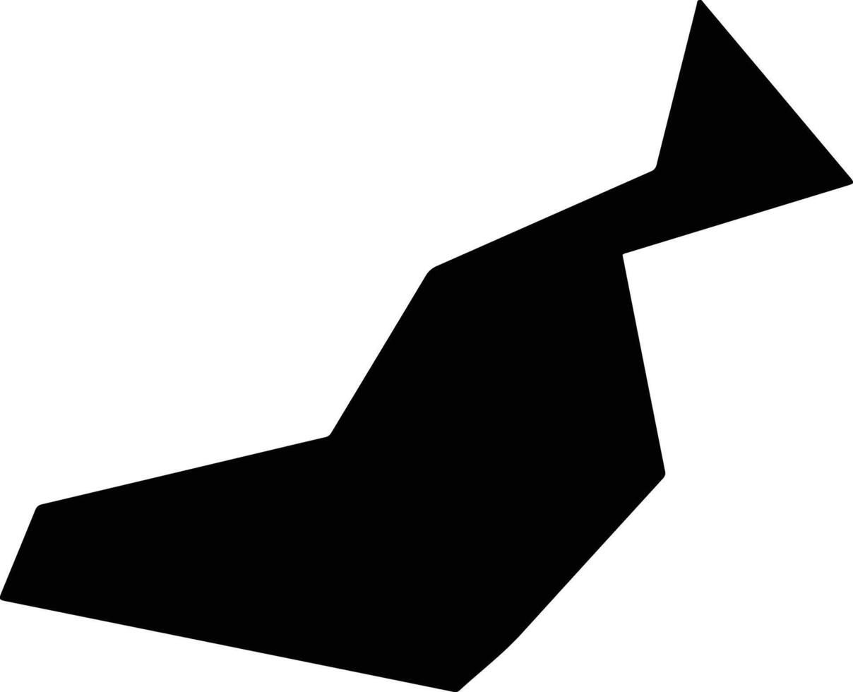 Myronivka Ukraine silhouette map vector