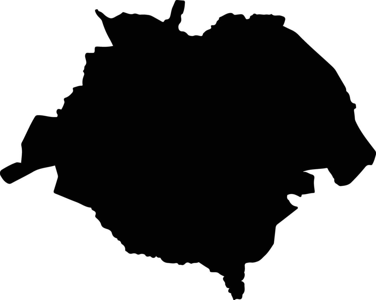 Na Dun Thailand silhouette map vector
