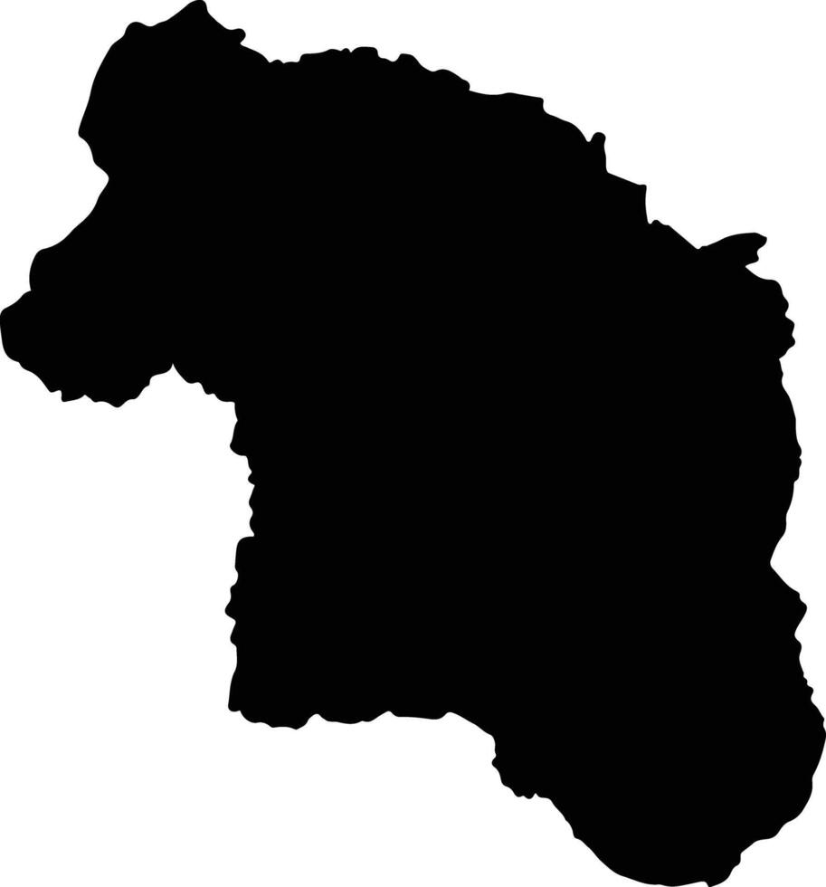Na Haeo Thailand silhouette map vector