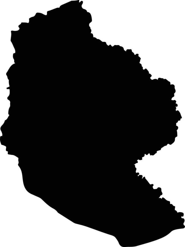Na Pho Thailand silhouette map vector