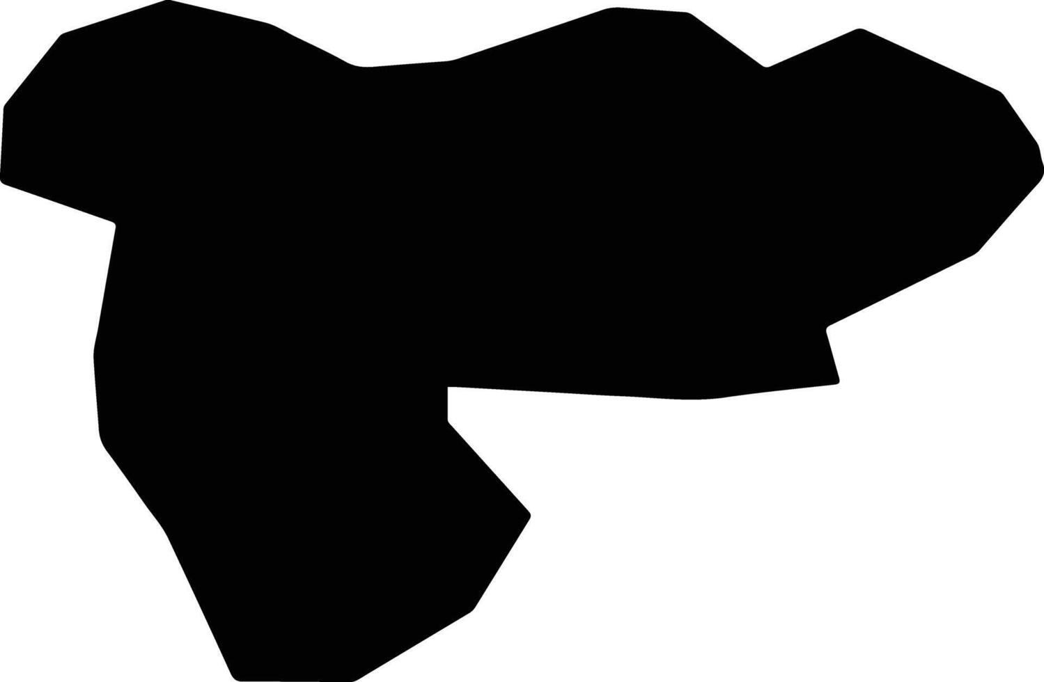 Nadir Shah Kot Afghanistan silhouette map vector
