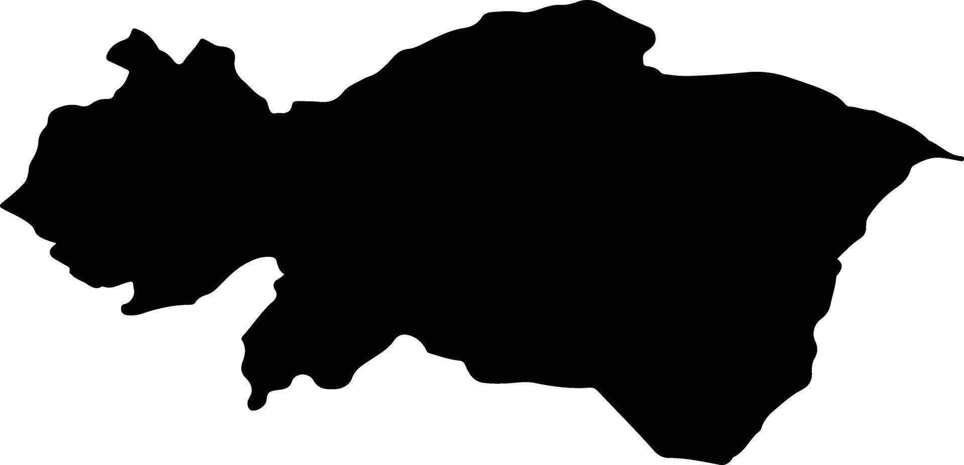 NADRAG Romania silhouette map vector