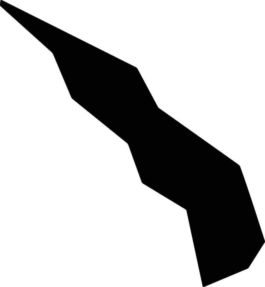 Nagaizumi Japan silhouette map vector