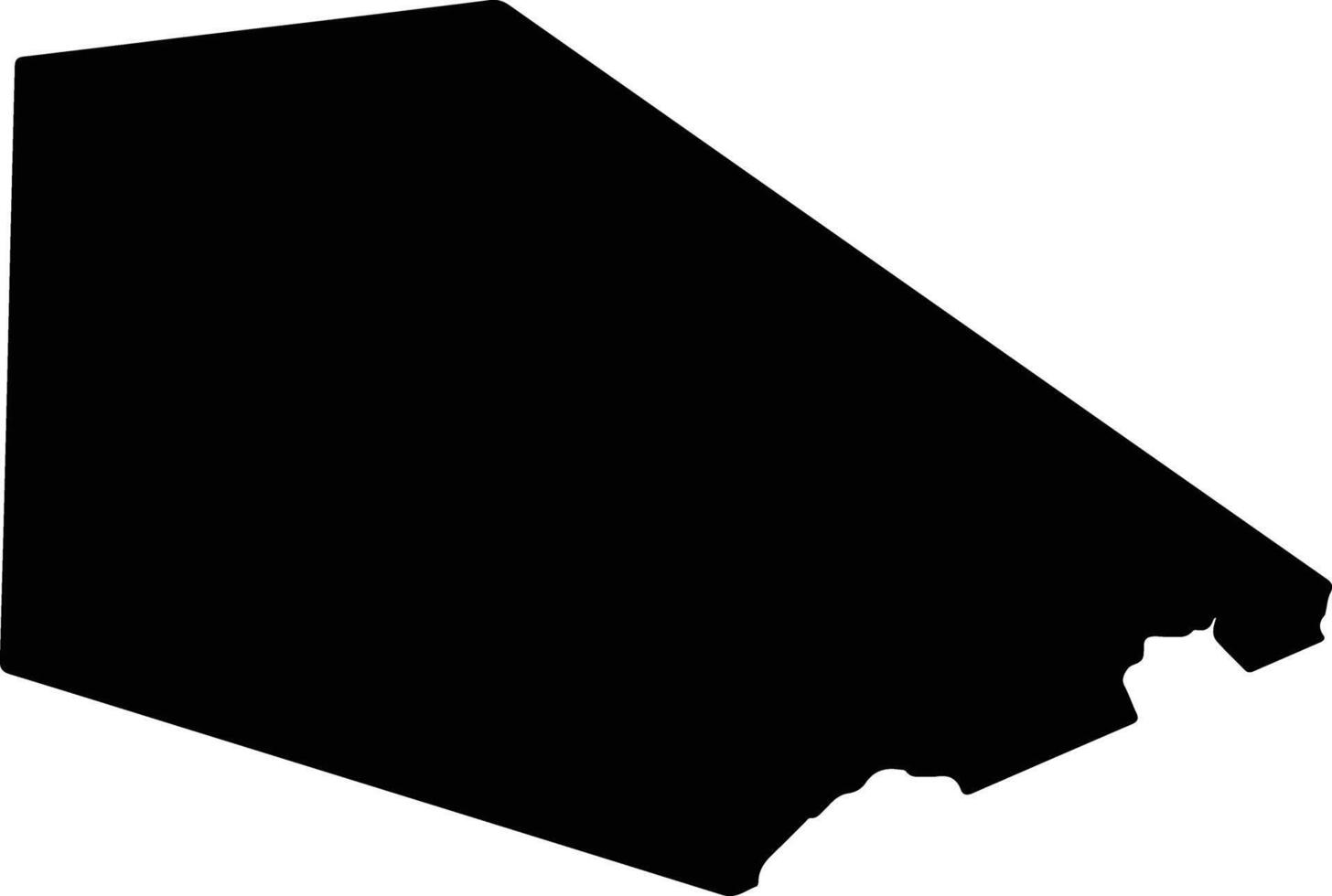 Naguabo United States silhouette map vector
