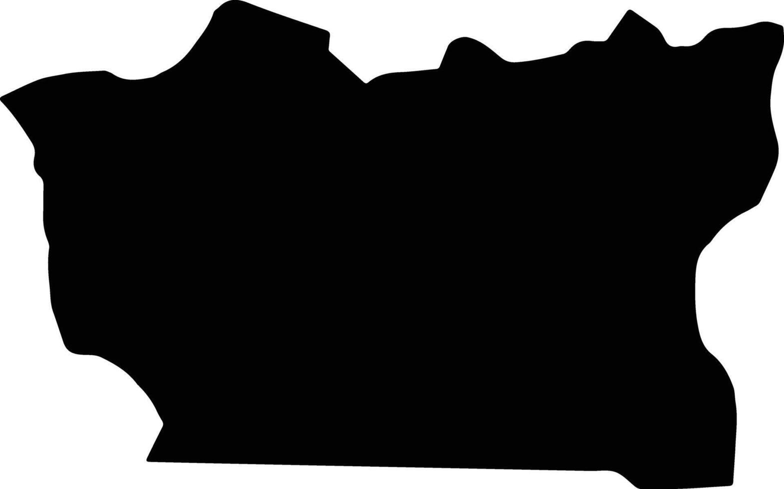 Naguanagua Venezuela silhouette map vector