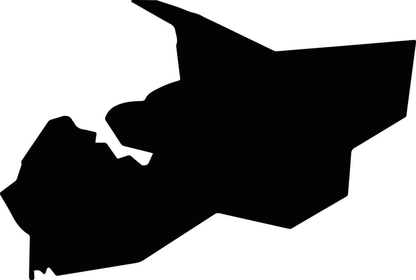 Naha Japan silhouette map vector