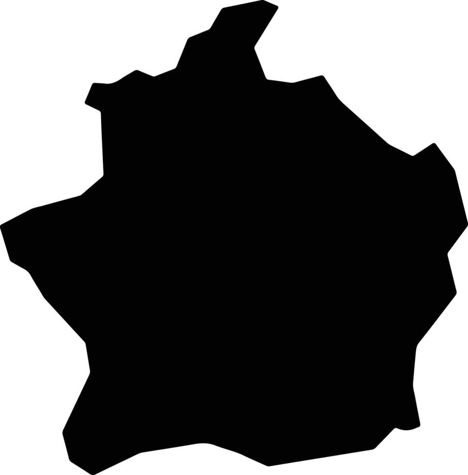 Nahrin Afghanistan silhouette map vector