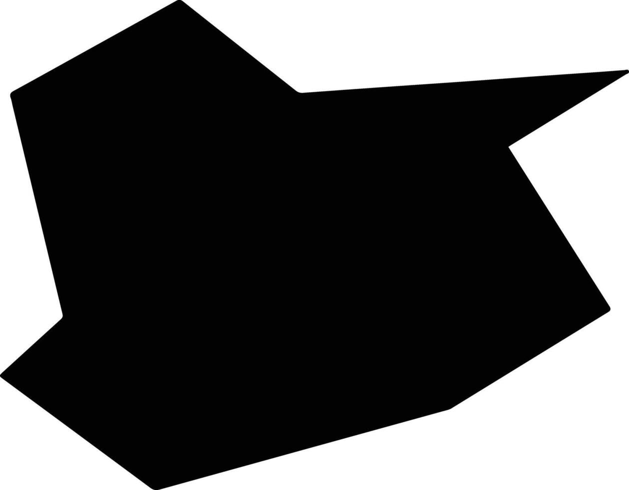 Nakai Japan silhouette map vector