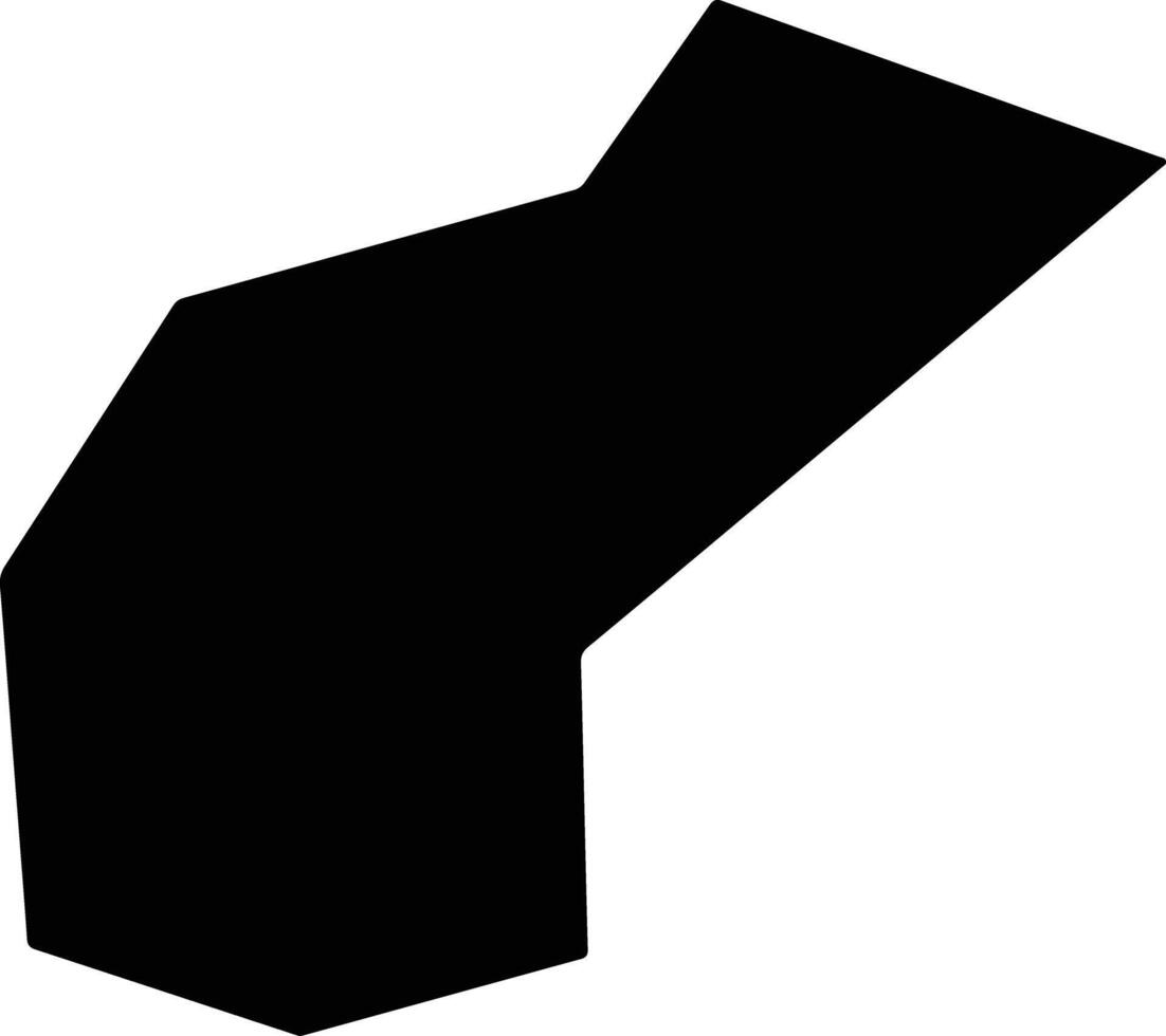 Nakajima Japan silhouette map vector