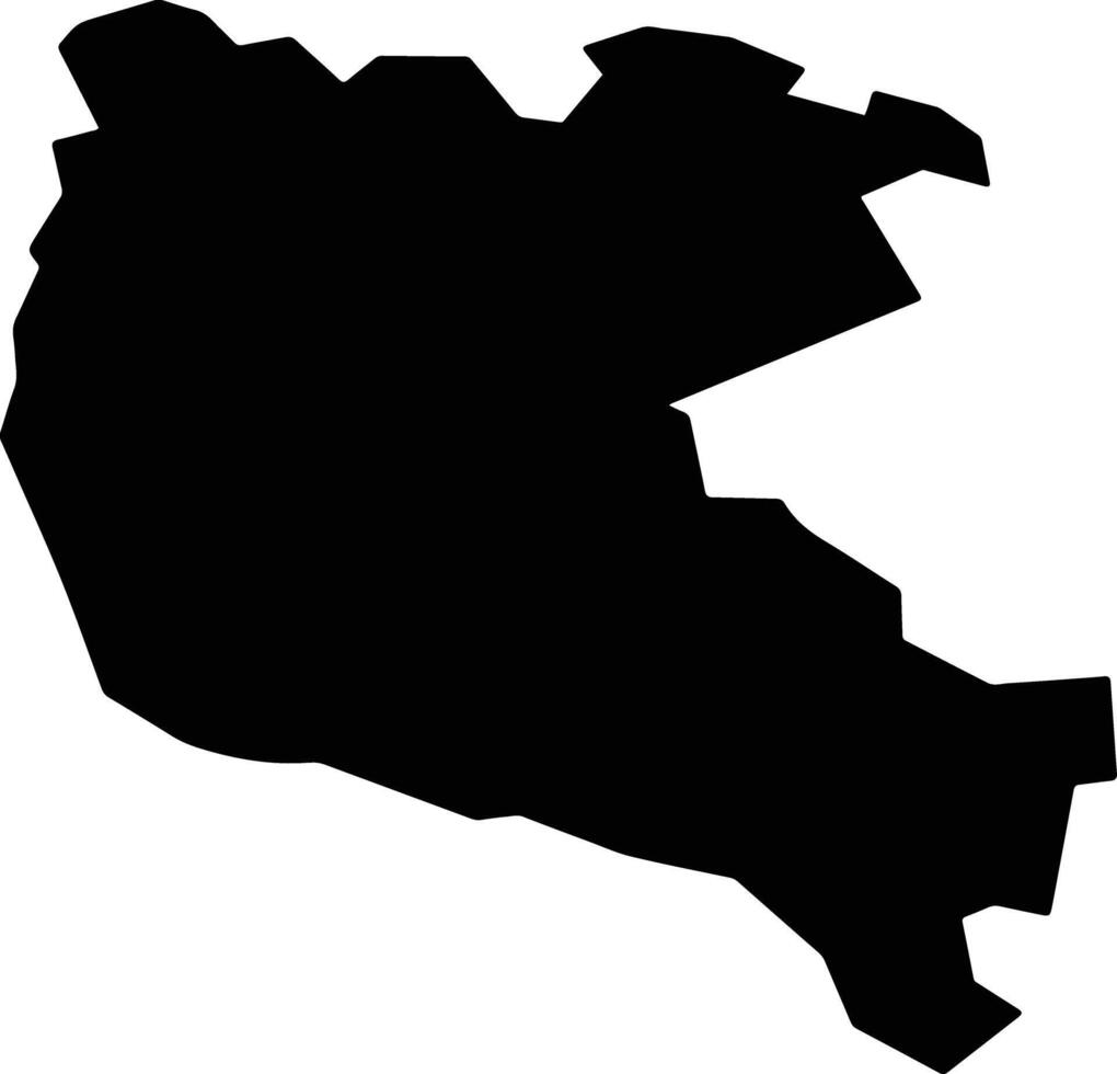Naklo Slovenia silhouette map vector