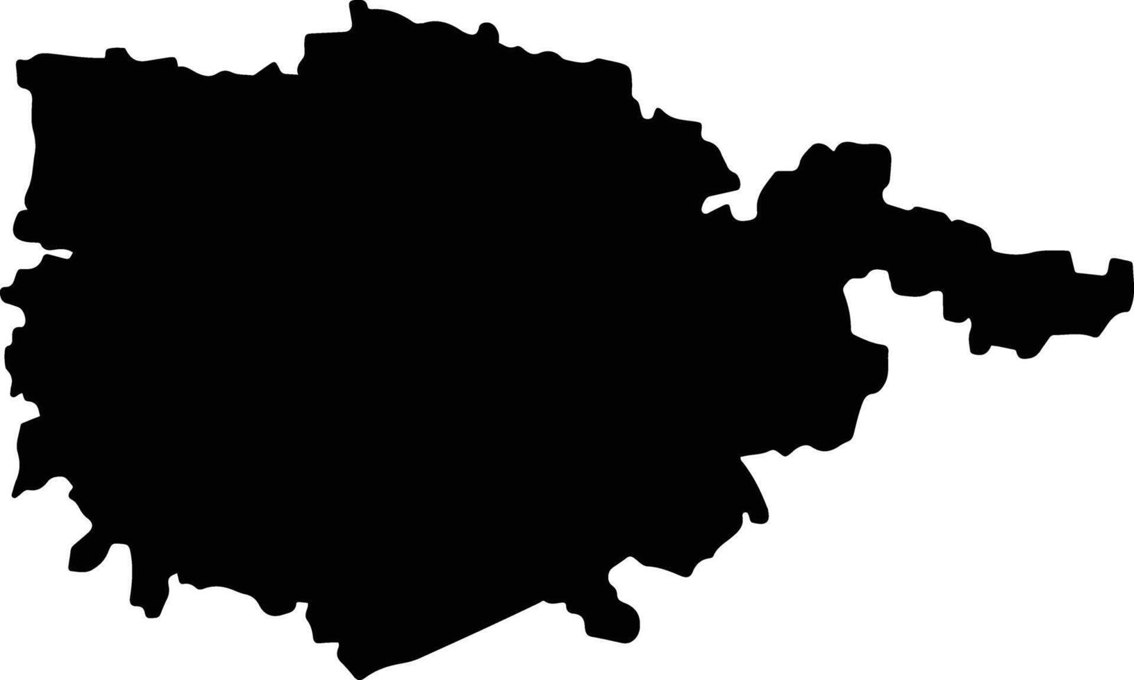 Nalanda India silhouette map vector