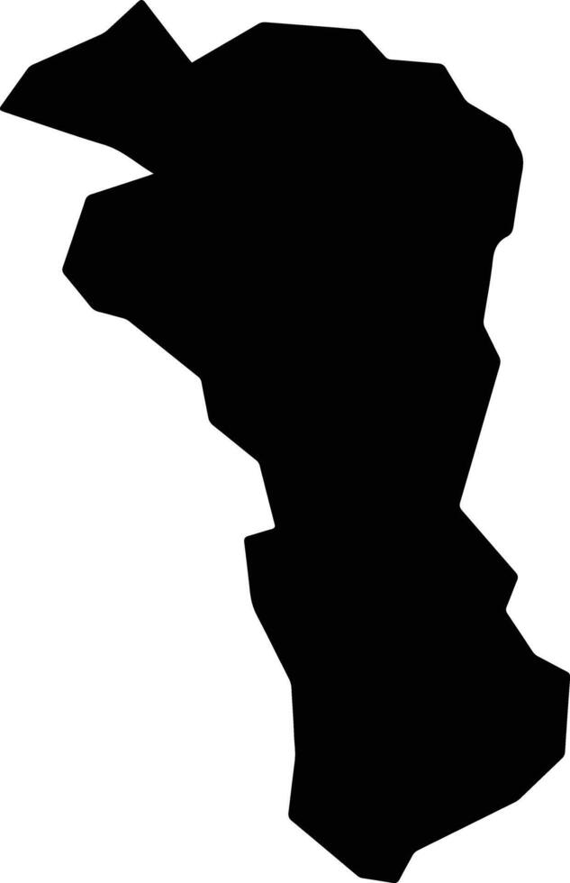 Namak Ab Afghanistan silhouette map vector