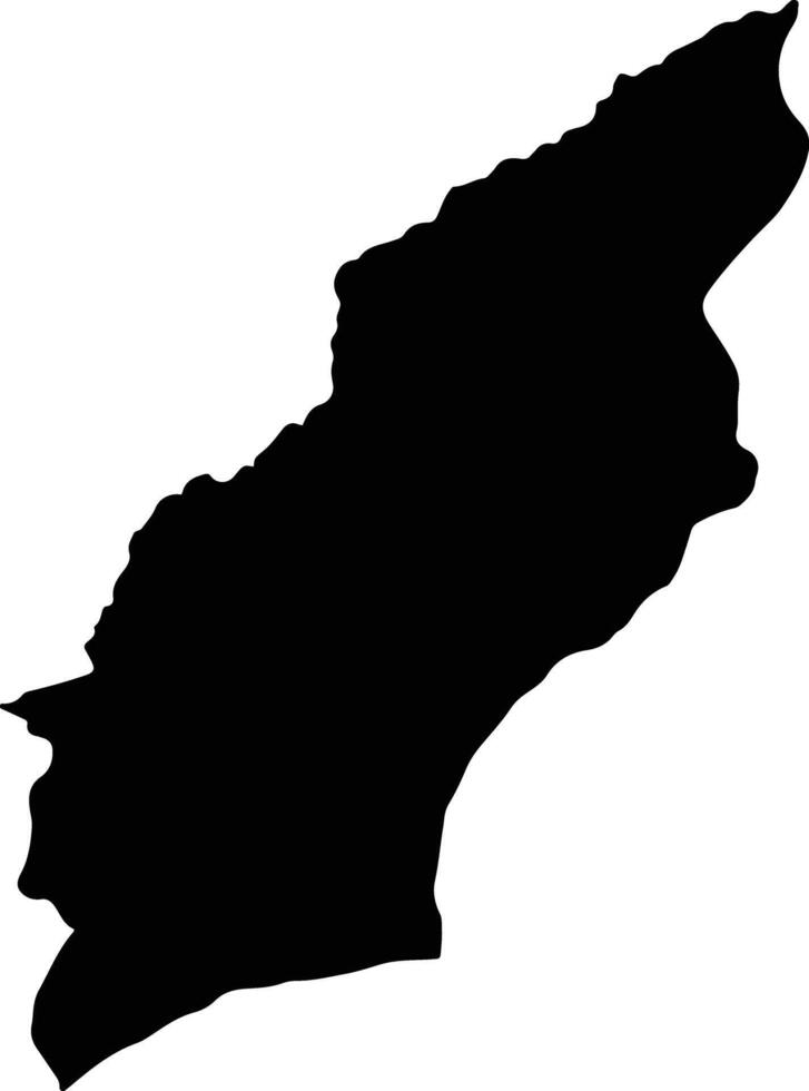 Nambak Laos silhouette map vector
