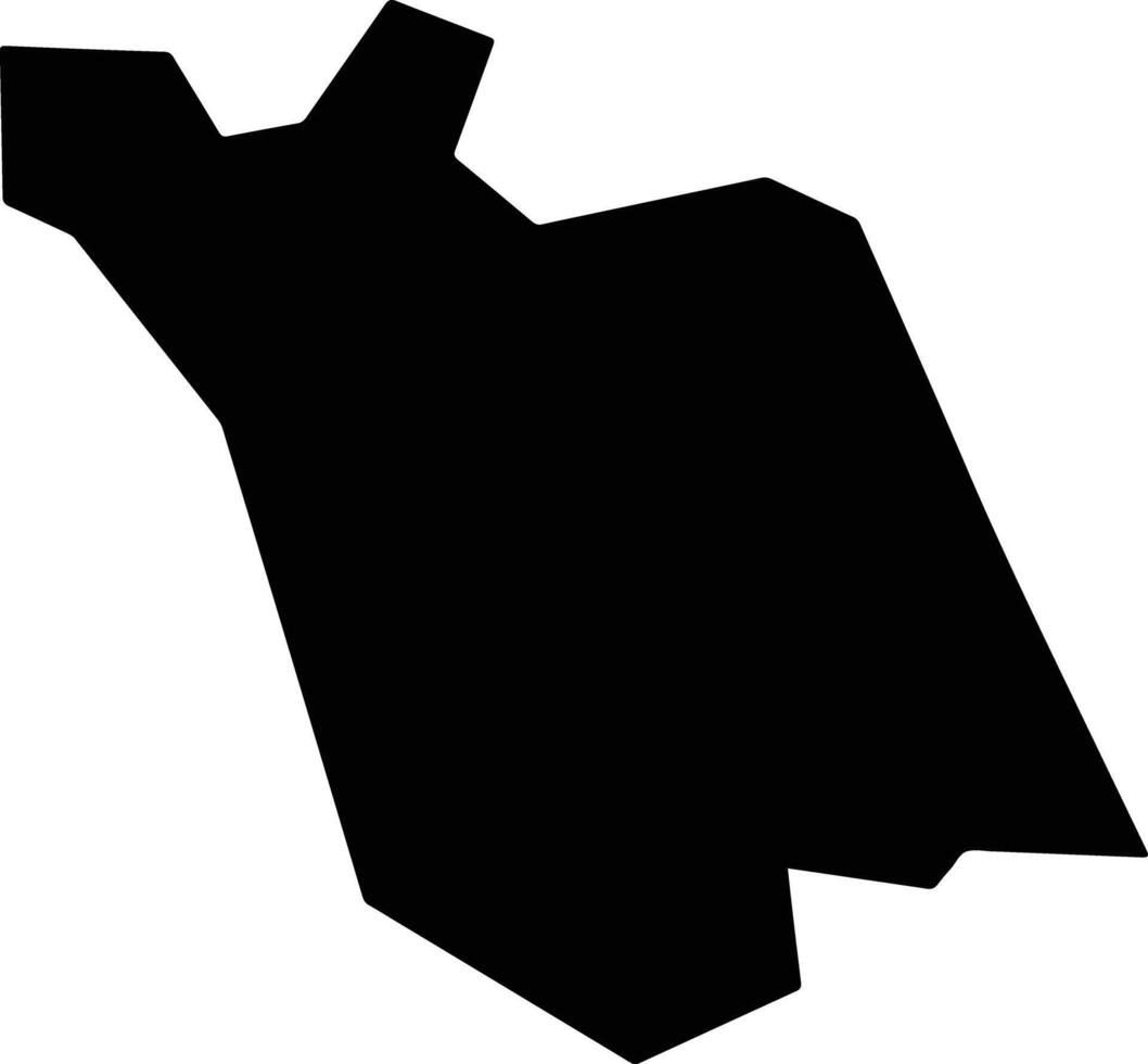 Namekata Japan silhouette map vector