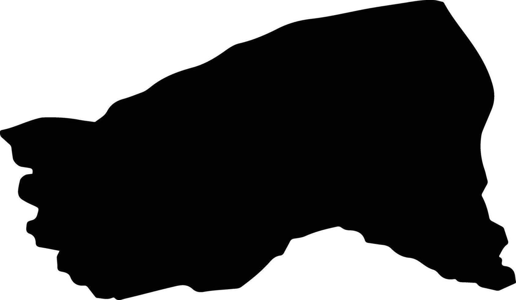 Namsai India silhouette map vector