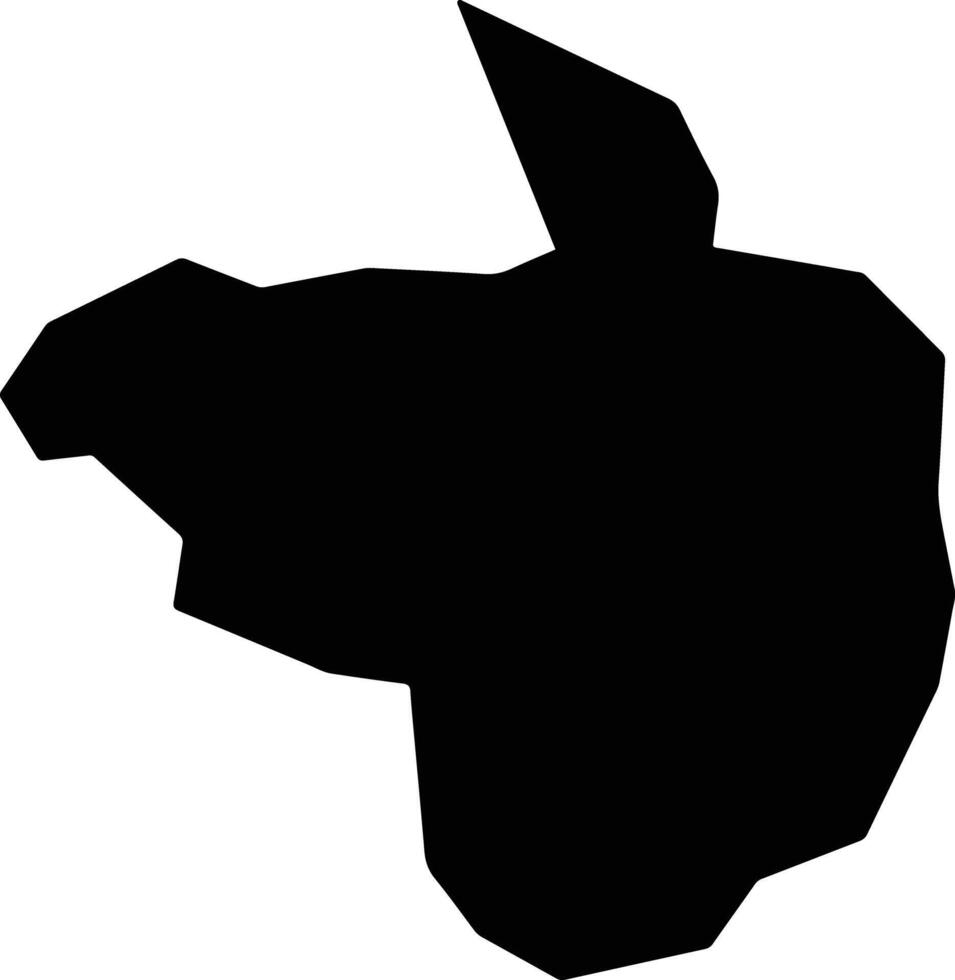 Nanae Japan silhouette map vector
