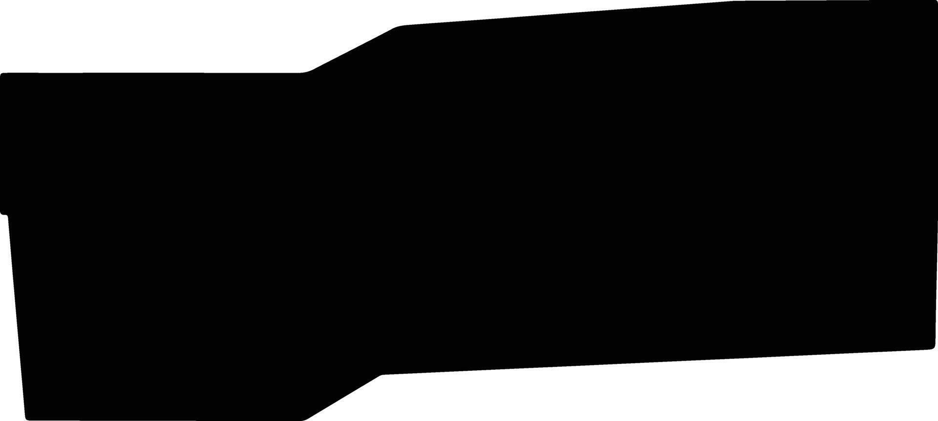 Nance United States silhouette map vector