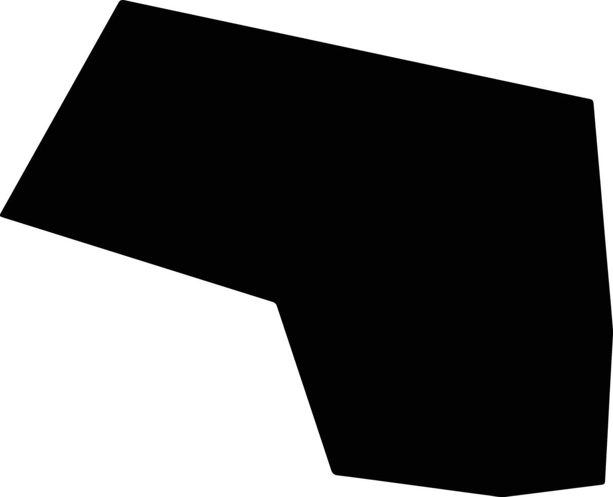 Nanpixian China silhouette map vector