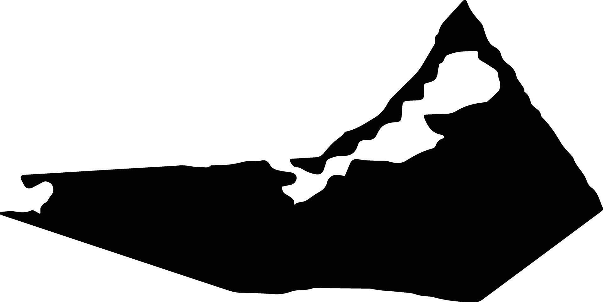 Nantucket United States silhouette map vector