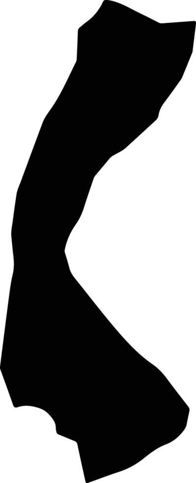 Naqada Egypt silhouette map vector
