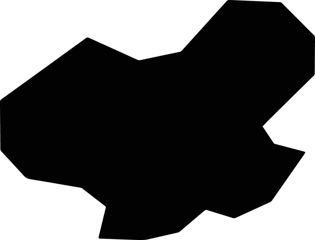 Narang Afghanistan silhouette map vector