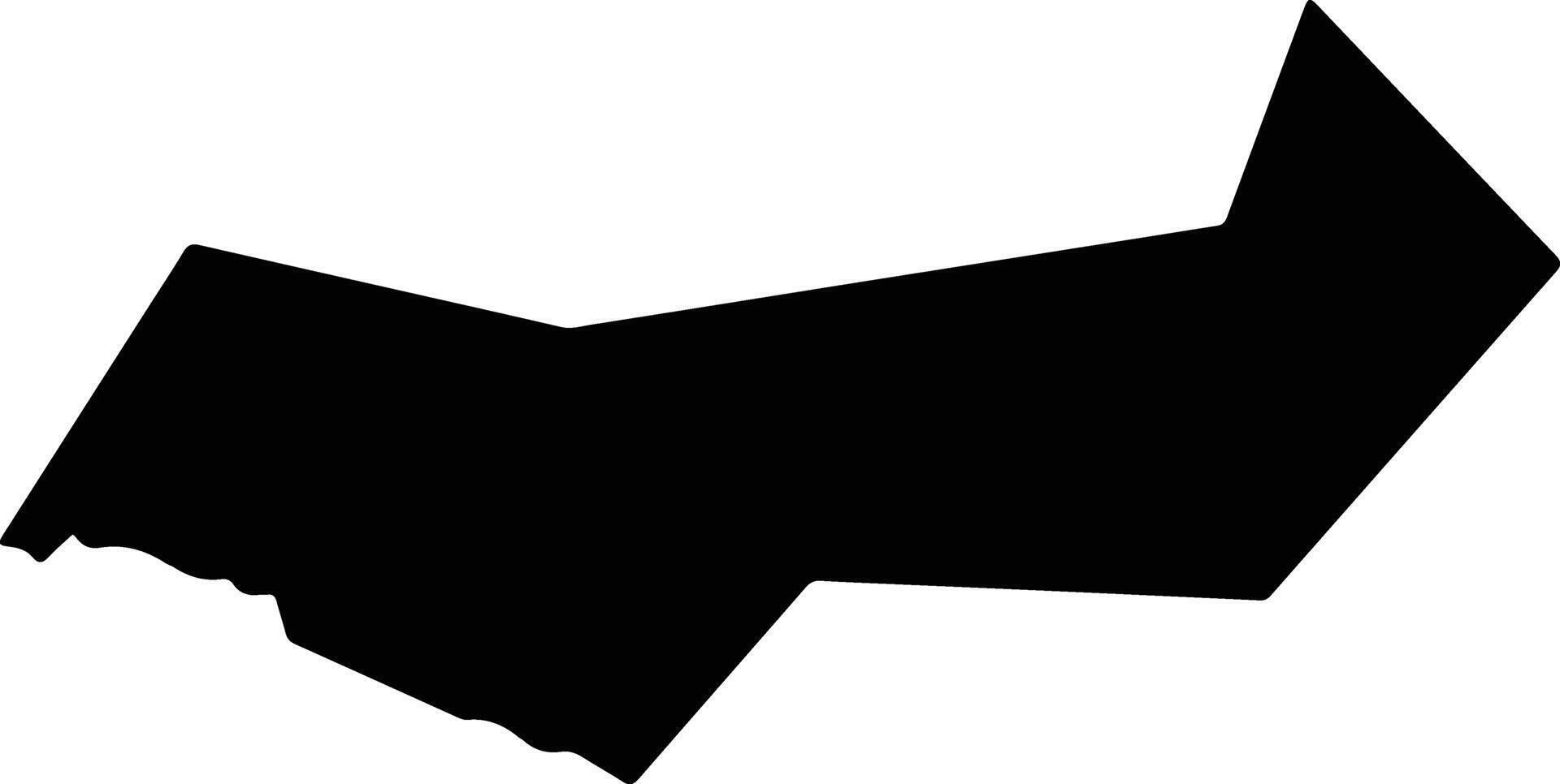 Narashino Japan silhouette map vector
