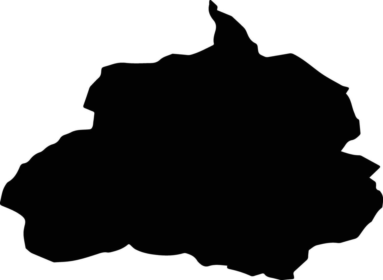 NARUJA Romania silhouette map vector