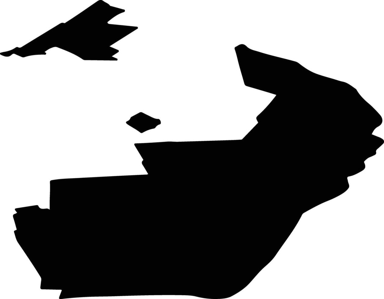 Narva linn Estonia silhouette map vector
