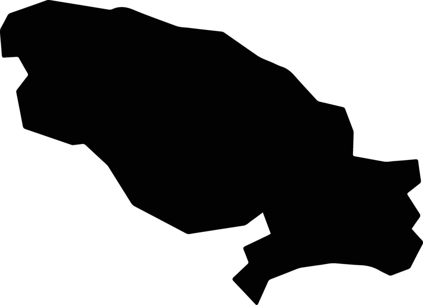 Nasu Japan silhouette map vector
