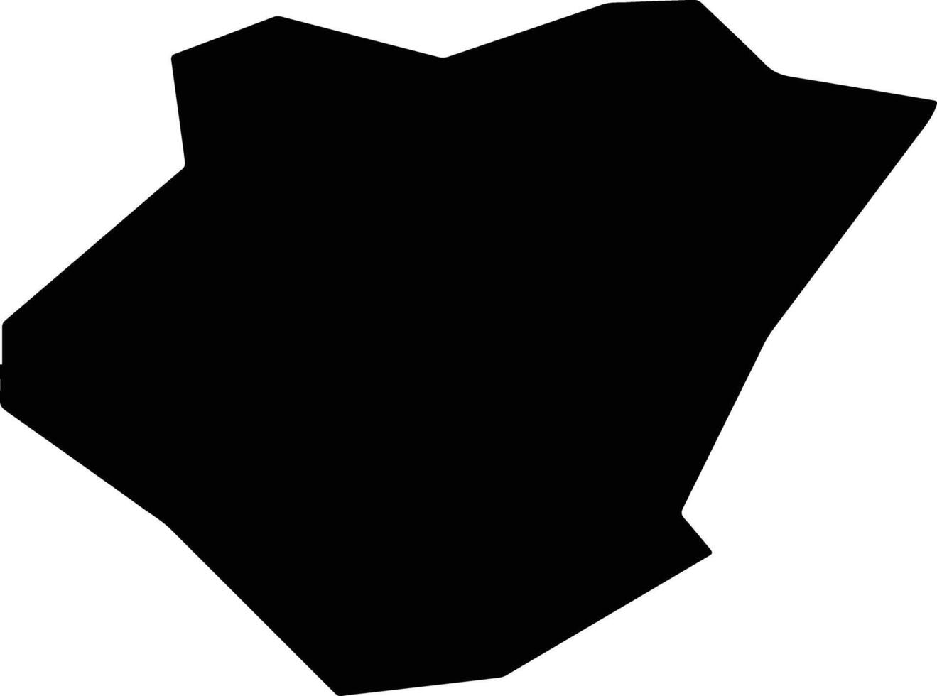 Nata Cyprus silhouette map vector