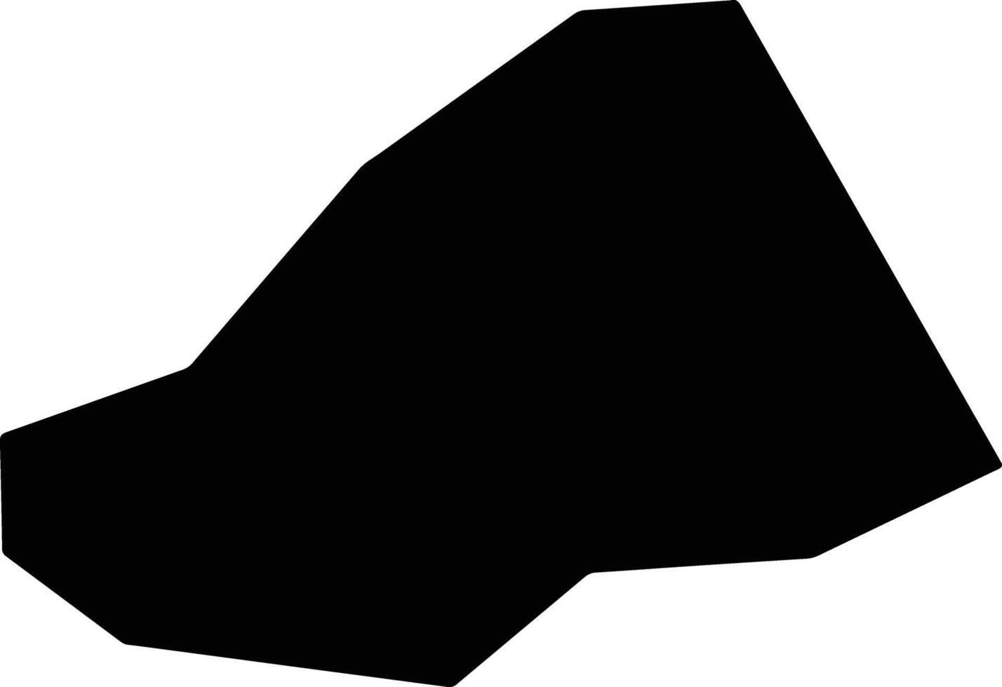Natividad Mexico silhouette map vector