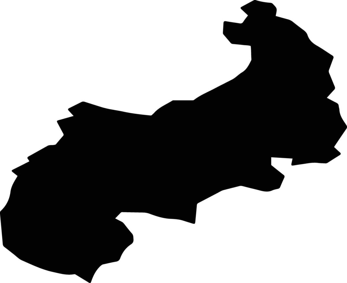 Nazarje Slovenia silhouette map vector