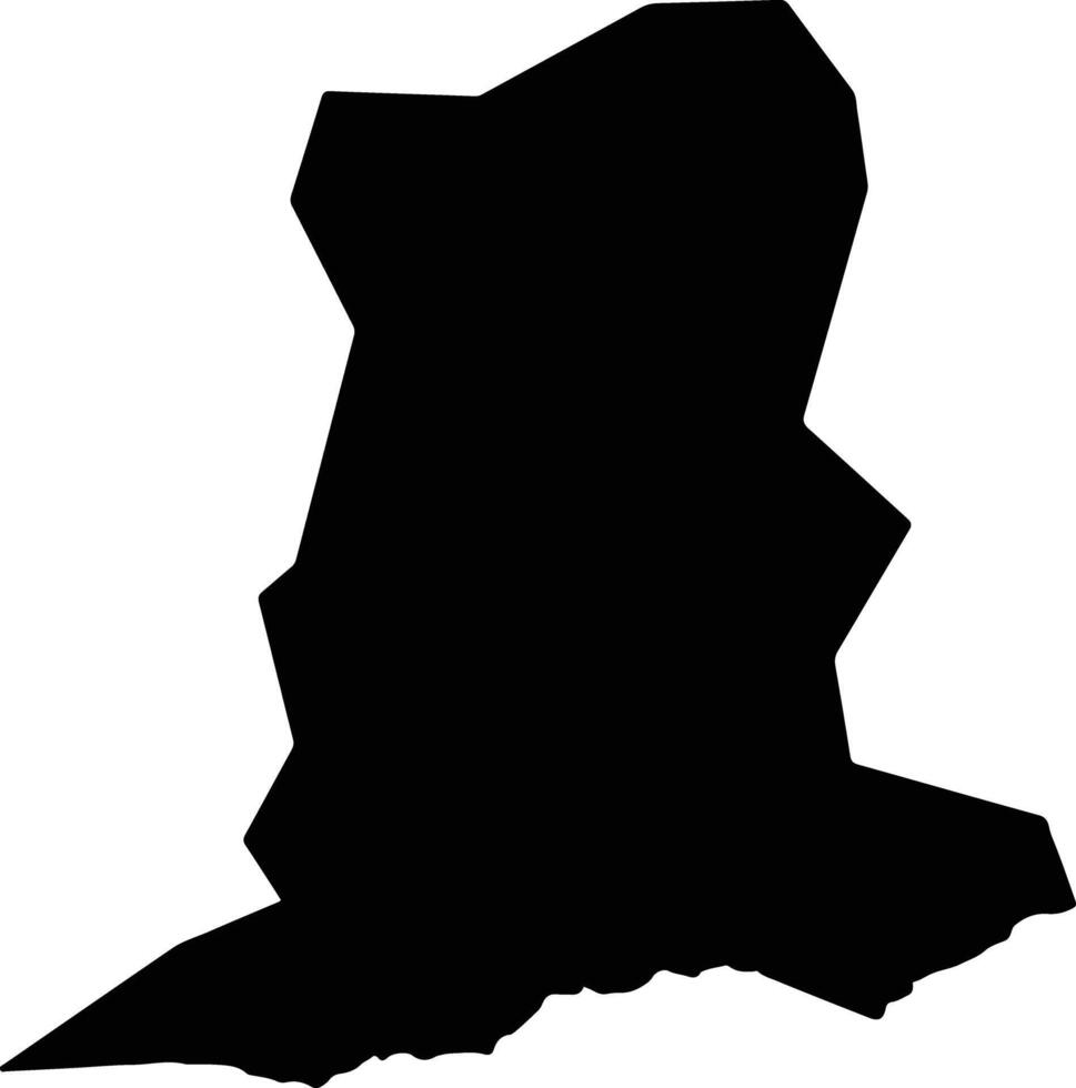 Nazyan Afghanistan silhouette map vector