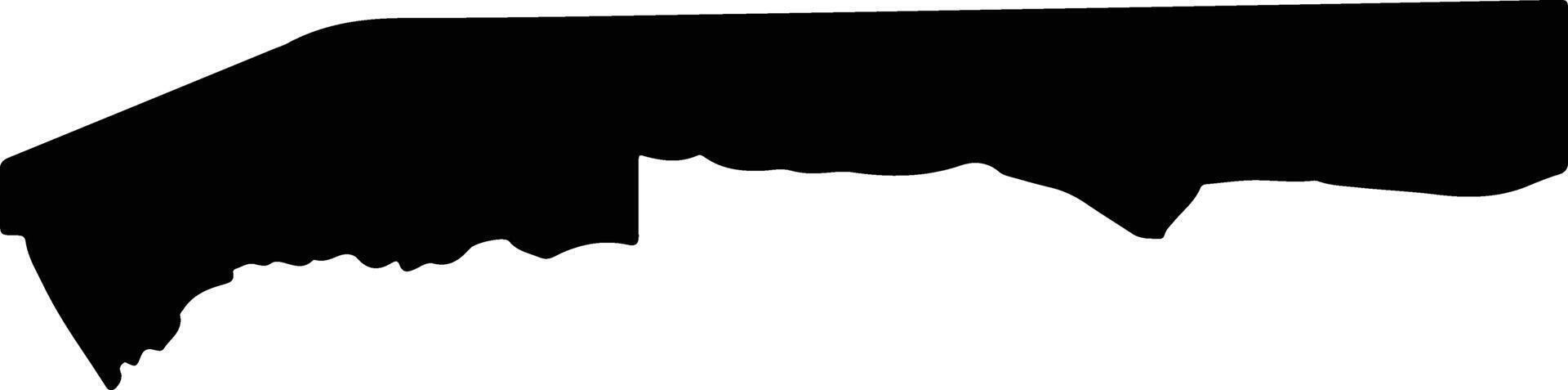 Ndiyona Namibia silhouette map vector